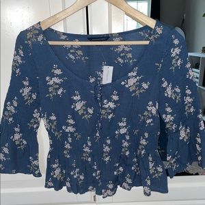 American Eagle Floral Blouse